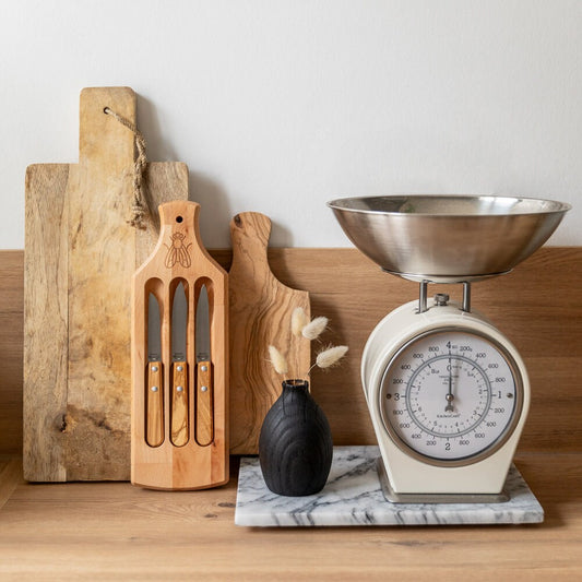 Planche de service en bois d'olivier, gravable – Maison Mouche